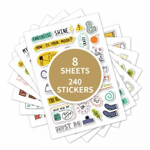 Plan Stickers Scrapbook Day, Weekly and Monthly Plan Stickers