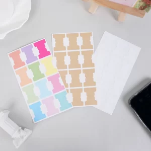 Color index label stickers, thickened and washable, tear resistant classification labels, adhesive stickers