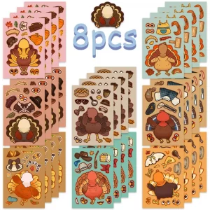 DIY hand account phone computer decoration sealing thanksgivng day stickers