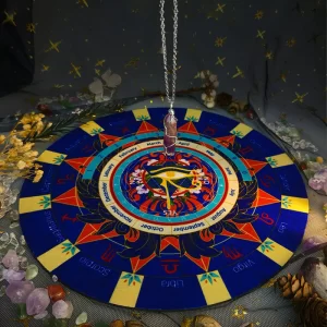 2024 New Constellation Spirit Pendant Ceremony Pad Horus Eye Rubber Mouse Pad Yes No Spirit Pendant Pad