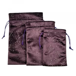 New Dropped Velvet Bag Taro Tablecloth Bag Nordic Starry Sky Card Drawstring Bag North American Jewelry Bundle Pocket