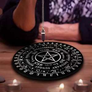 New pentagram rubber pad, alphanumeric ceremonial pad, pentagram spiritual swing pad, mouse pad